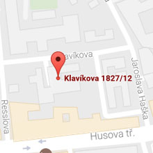 Mapa pobočky Sabe, spol. s r.o. ČESKÉ BUDĚJOVICE