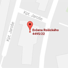 Mapa pobočky Sabe, spol. s r.o. JIHLAVA